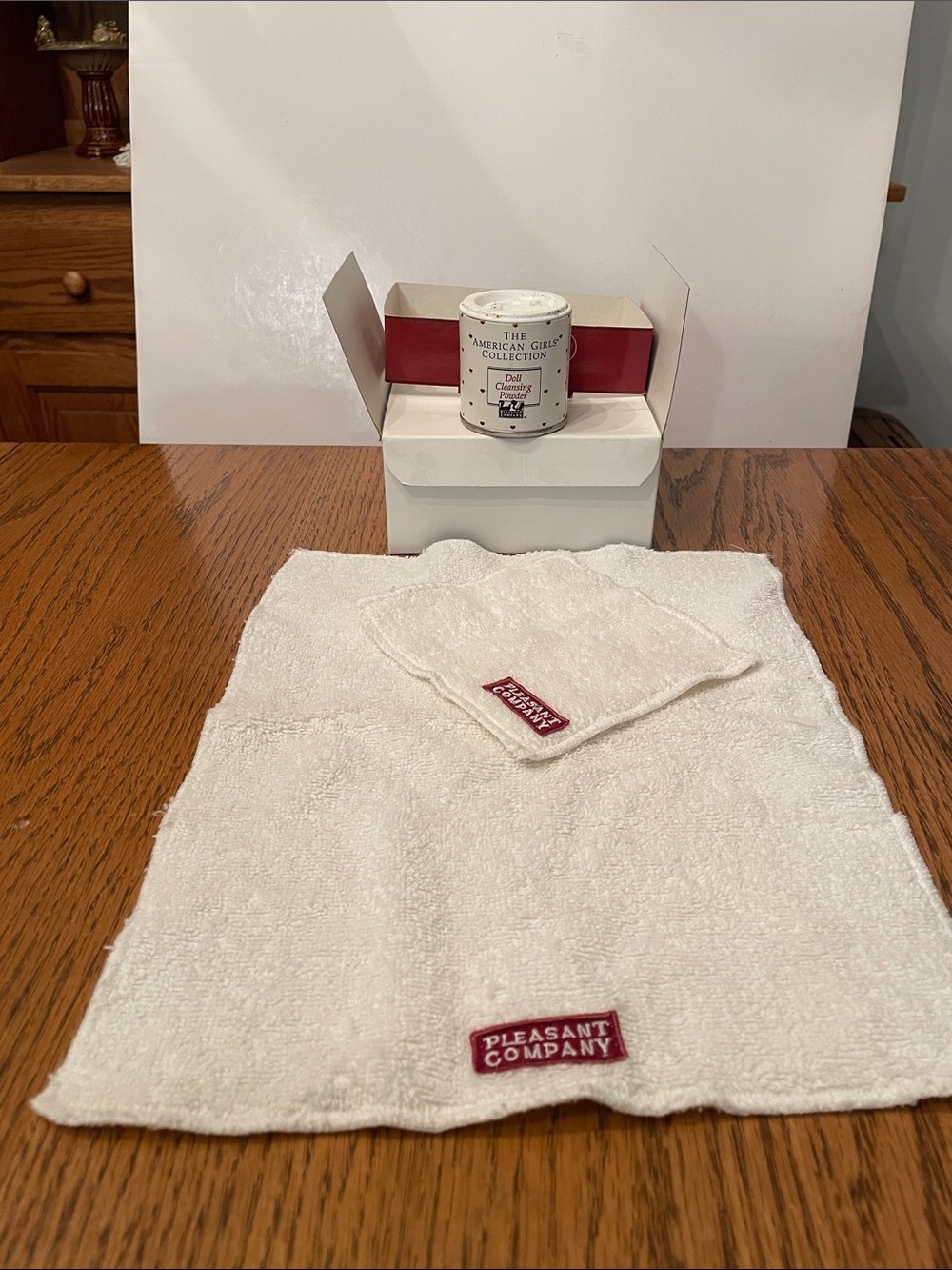 Vintage American Girl Doll Skin Care Kit Cleansing Powder-Opened in Original Box
